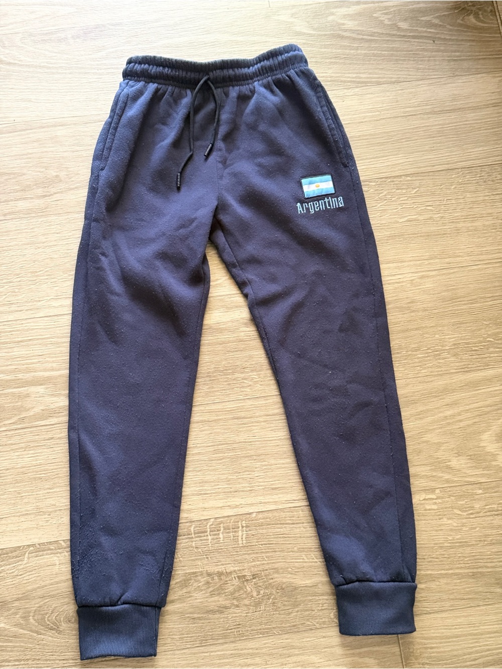 Kids Navy Argentina Logo Jogger Sweatpants